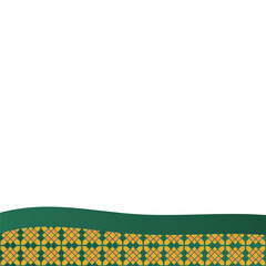 Footer Colorful Islamic Pattern
