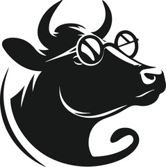 Cow vector silhouette