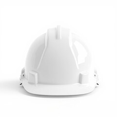 Fototapeta premium White Construction Helmet Mockup Celebrating Labor Safety Engineering Careers Development