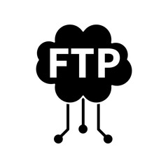 ftp icons  symbol vector elements for infographic web