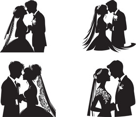 Romantic Wedding Silhouette