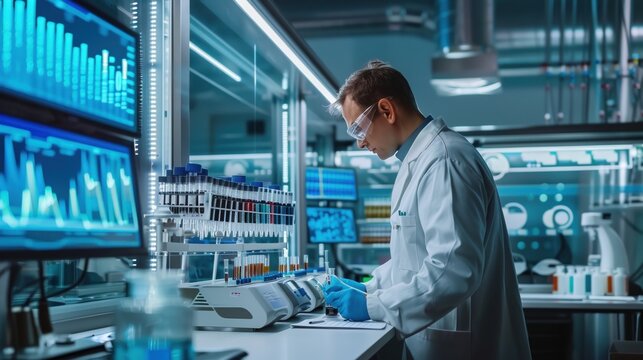 Cellular proteomics analysis of proteins and biomolecules in laboratory setting