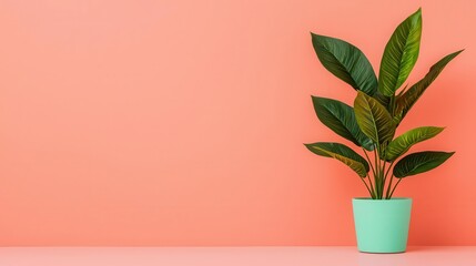 Fototapeta premium Indoor floral arrangement thriving with organic nutrient supplements, vibrant colors, fresh plant life
