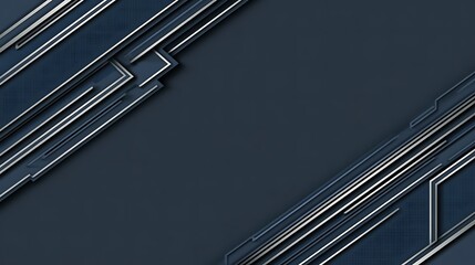 Obraz premium Abstract Dark Tech Background.