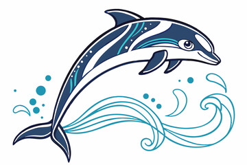 dolphin in the water