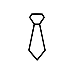 ties line drawn beauty fashion industry. vector art - outline icon ties, isolated white background