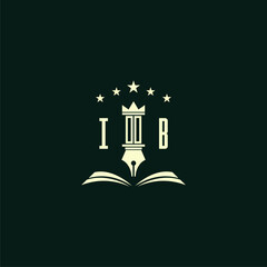 initials design modern legal attorney law firm lawyer advocate consultancy business logo vector