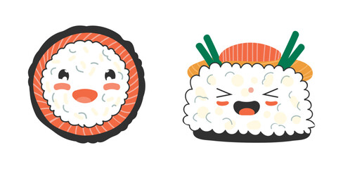 Set Cute Sushi