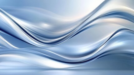 Obraz premium Abstract Liquid Metal Flow Design