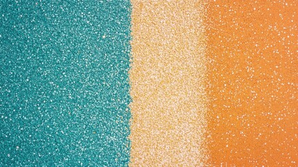 Fototapeta premium Orange teal beige yellow noisy color gradient background, grainy texture effect, poster banner header backdrop design 