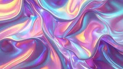 Elegant iridescent fluid abstract background design