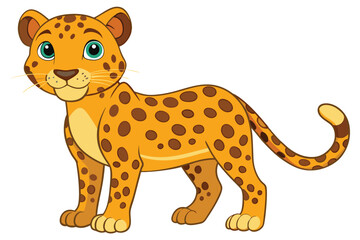  leopard  vector Illustration.