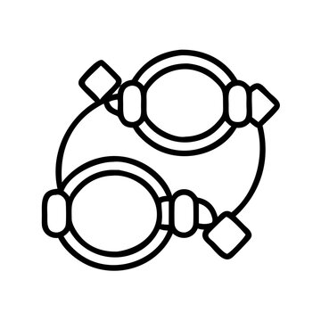 black swimming goggles icon clip art preview