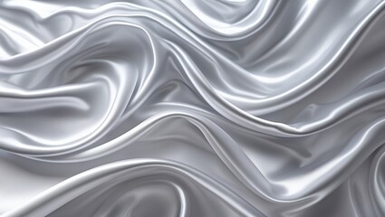Obraz premium Elegant white and gray satin texture background