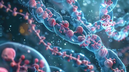 Detailed molecular proteomics analysis of proteins and cell component