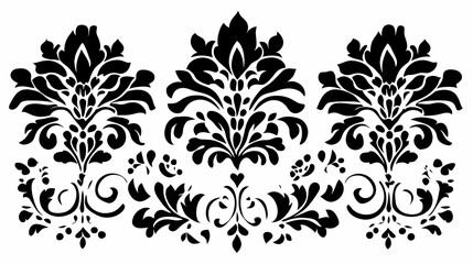 Elegant, symmetrical, decorative design pattern.
