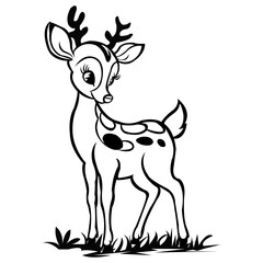 Deer Vector Art Design