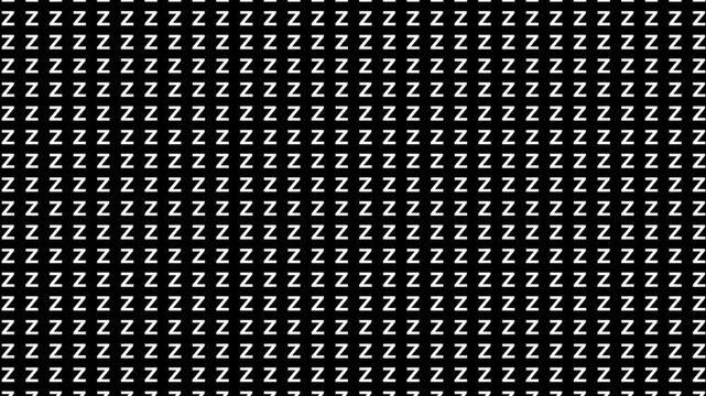 retro futuristic background animation vertical downward slow motion movement of alphabeth letter Z in datum grid pattern order