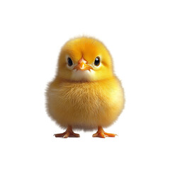 Obraz premium Easter chick isolated on transparent background