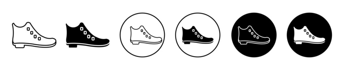 brisk boots icons. minimal vector symbol