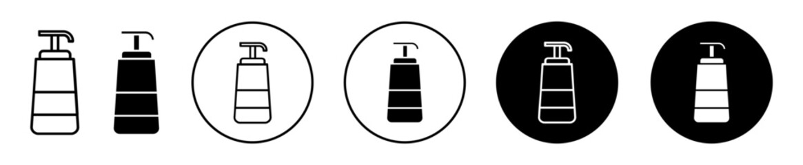 Body Soap icons. minimal vector symbol