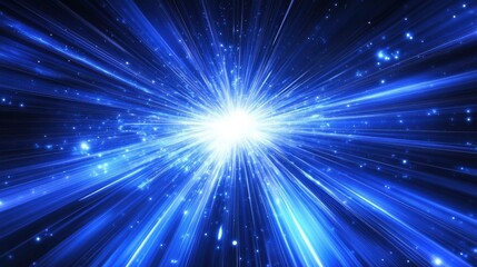 Naklejka premium Abstract Cosmic Explosion