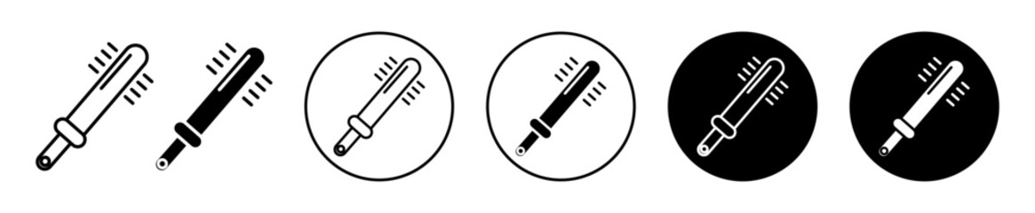 light stick icons. minimal vector symbol