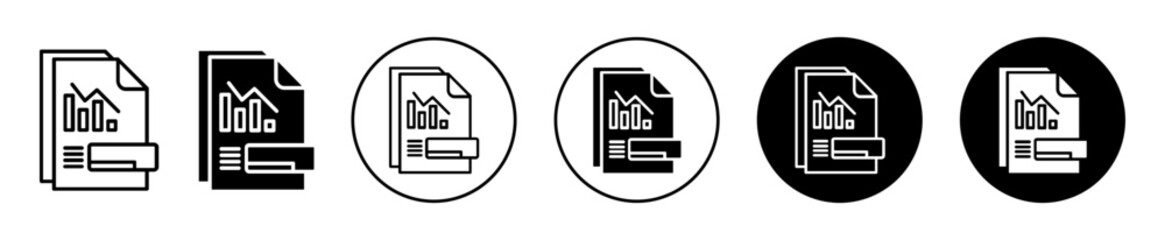 Raw data icons. minimal vector symbol