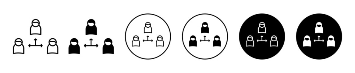 Third party icons. minimal vector symbol