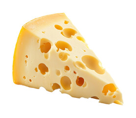 Delicious cheese slice kitchen food bright isolated on transparent background