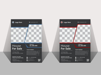 New modern real estate flyer design template ,open house flyer design,Realestate business flyer design template