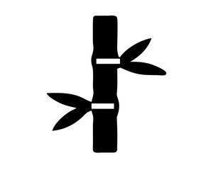 clean Bamboo vector silhouette