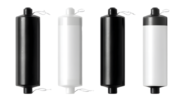 Abstract geometric shapes black and white design