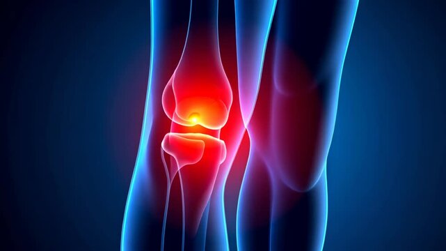 Knee pain, joint inflammation, cartilage damage. Pain management. Tendons swell with acute stress. Ligament tears impair mobility. Joint health essential for movement.