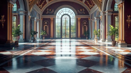 Fototapeta premium Luxurious Grand Hall (1)