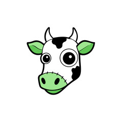funny cow cartoon