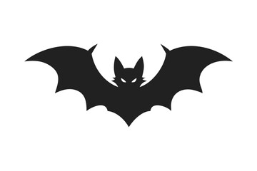 Fototapeta premium Iconic Bat Silhouette with Extended Wings