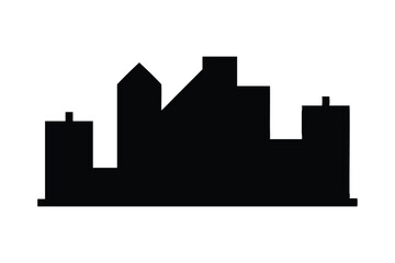 Urban City Skyline Silhouette