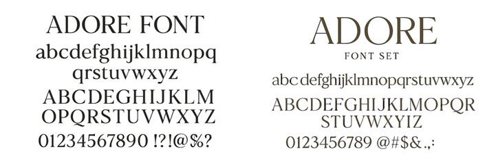 Unique font examples displayed in a clean layout showcasing character sets and styles for creative design projects online