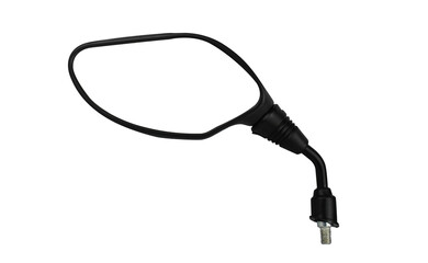 Mirror motorcycle isolate on Transparent background.