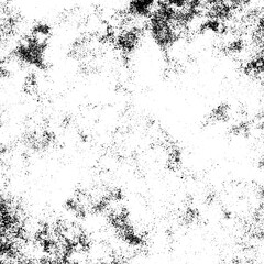 Stained grunge wall with peeling layers. Faded grunge design with rustic look. Black grunge texture on white paper.