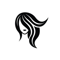 Hair Treatment Icon in Sleek Modern Design