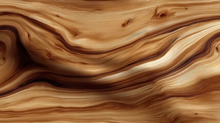 Fototapeta premium Natural wood grain surface rustic wood background studio mockup horizontal view light timber texture