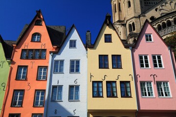 Fototapeta premium Fischmarkt in Cologne, Germany