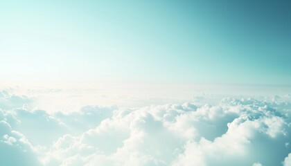 파란색하늘몽환적구름배경