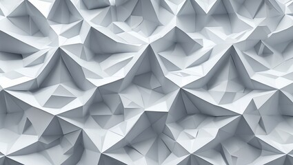 Obraz premium Geometric ice texture in low poly relief design