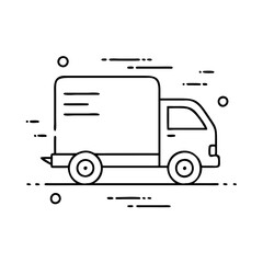 fast moving shipping delivery truck icon, fast moving shipping delivery truck vector