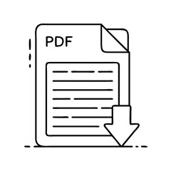 file pdf icon icon, file pdf icon vector illustration-simple illustration of file pdf icon, perfect for file pdf icon logos and icons