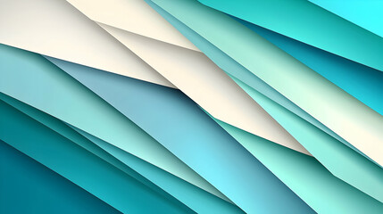 Obraz premium Abstract Blue and Green Gradient Background with Diagonal Lines