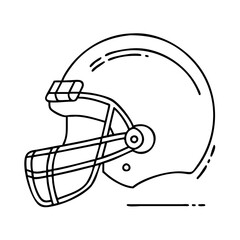 football helmet sport icon icon, football helmet sport icon vector illustration-simple illustration of football helmet sport icon, perfect for football helmet sport icon logos and icons